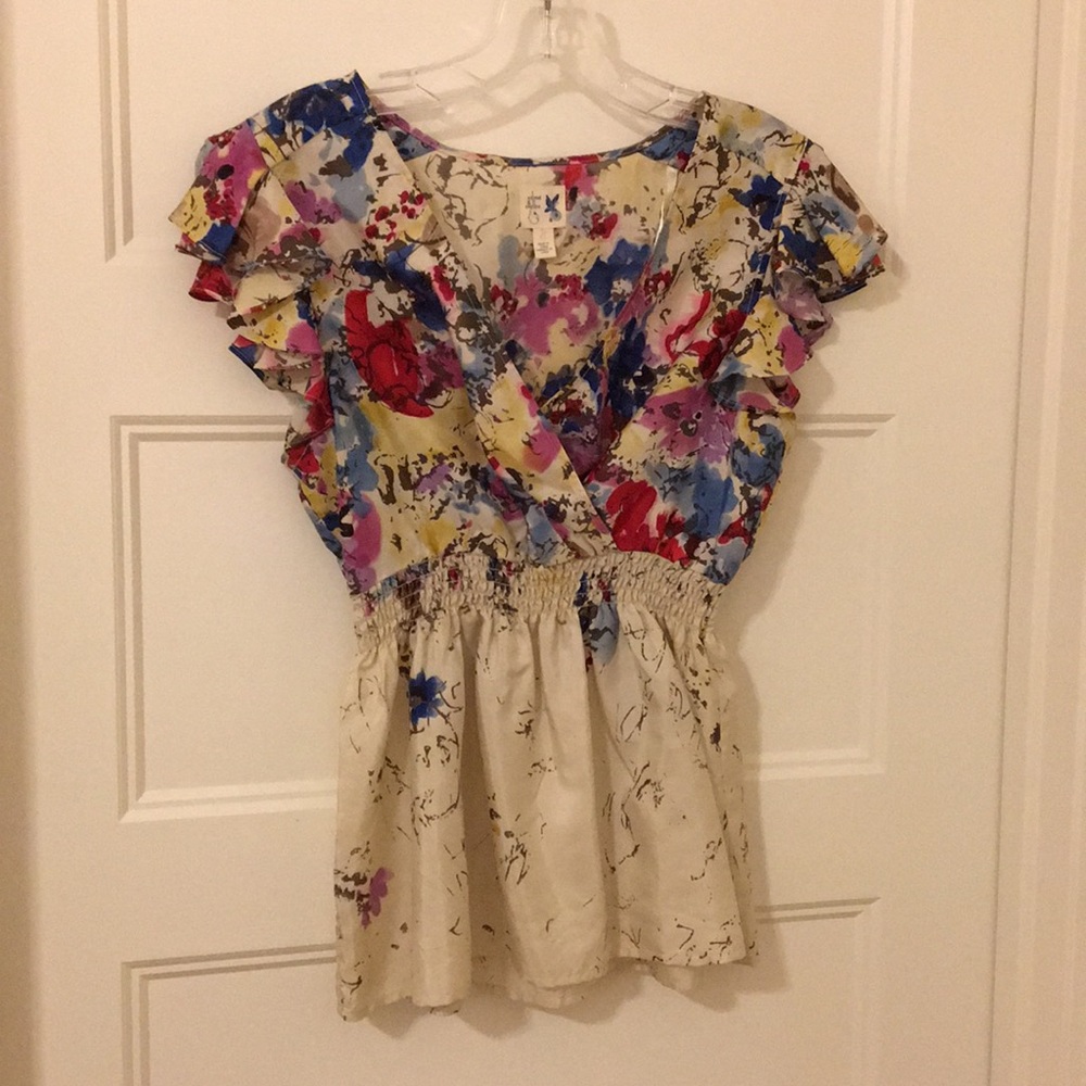 Floral Silk Blouse